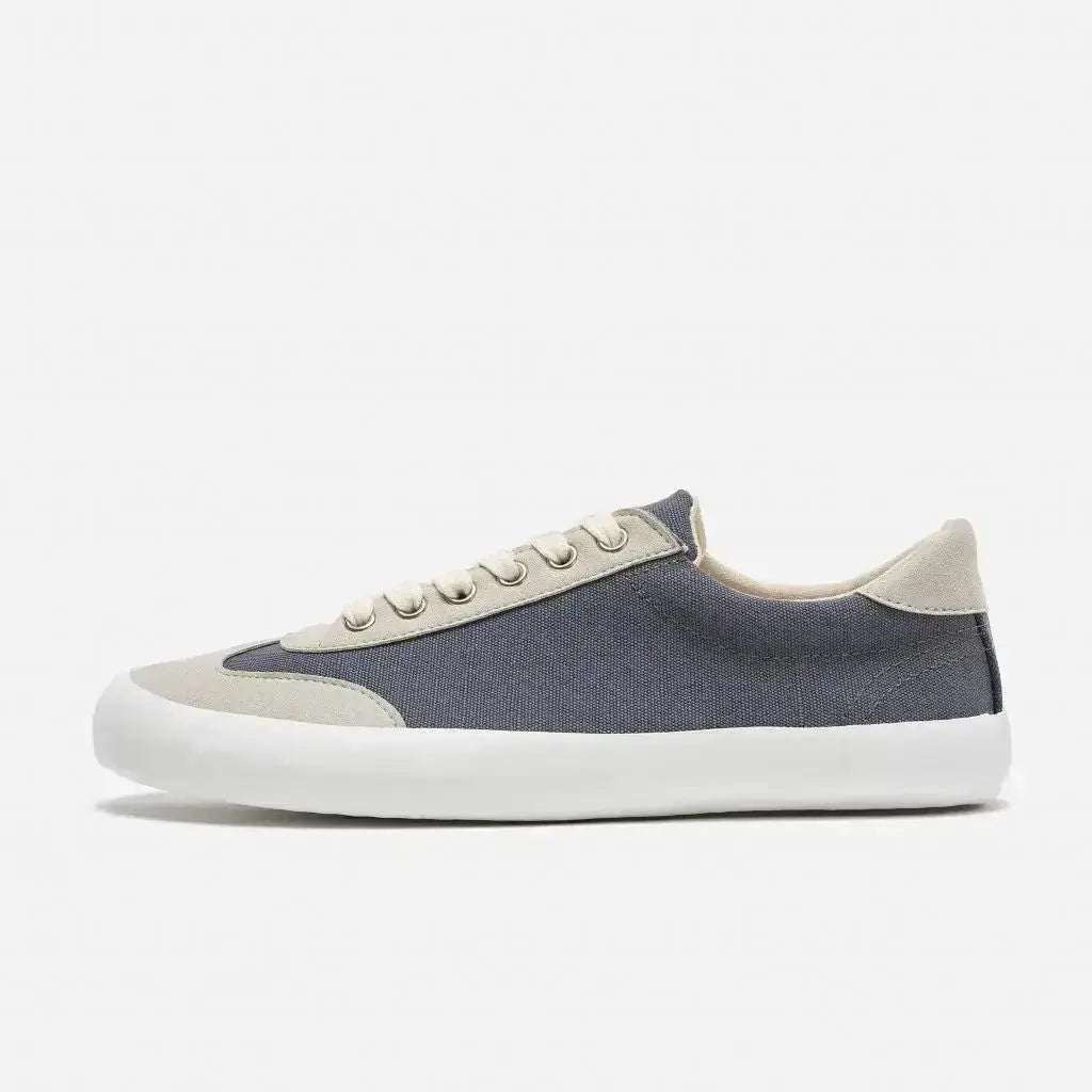Bohempia Felix Dark Grey & White - Zapatillas barefoot veganas unisex gris oscuro