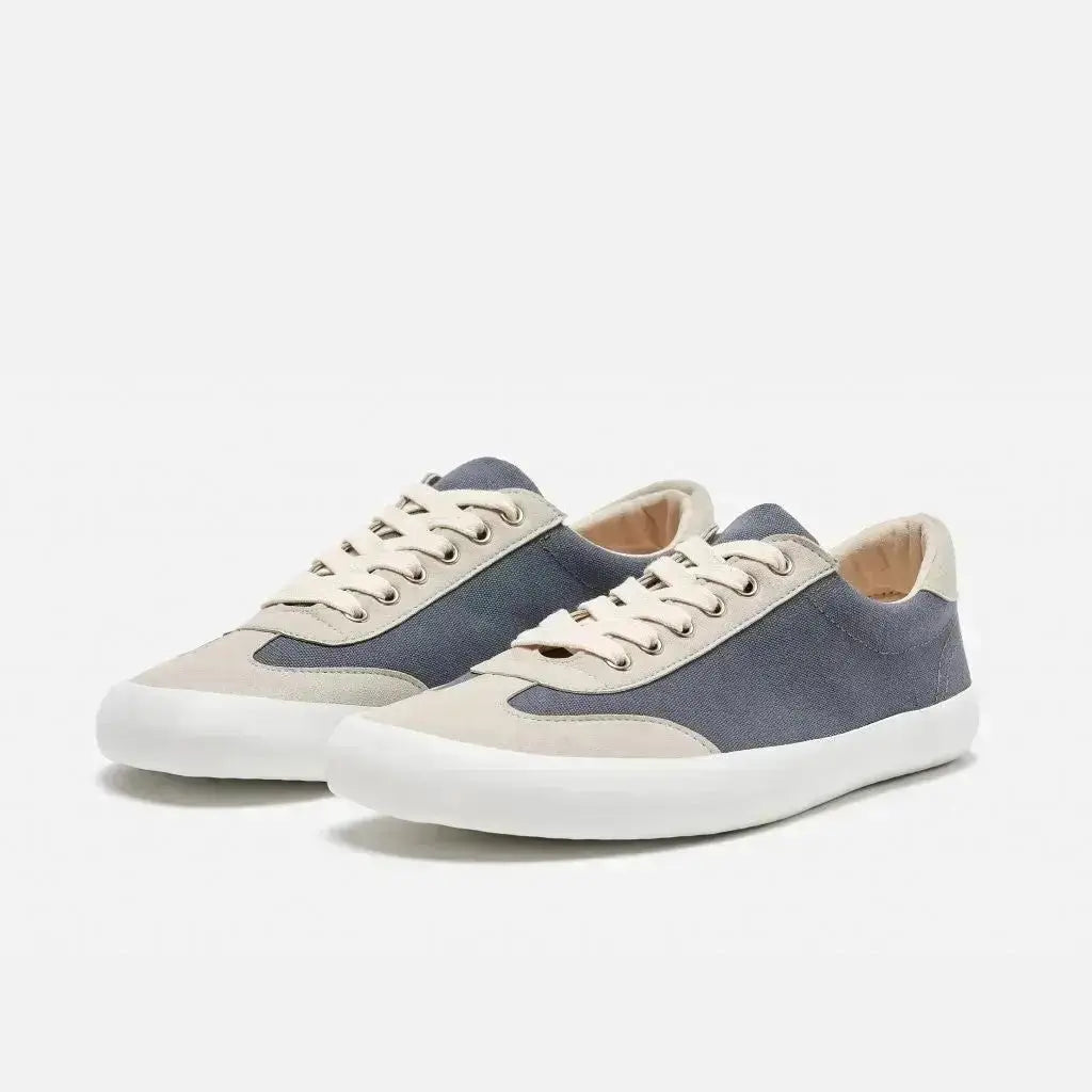 Bohempia Felix Dark Grey & White - Zapatillas barefoot veganas unisex gris oscuro