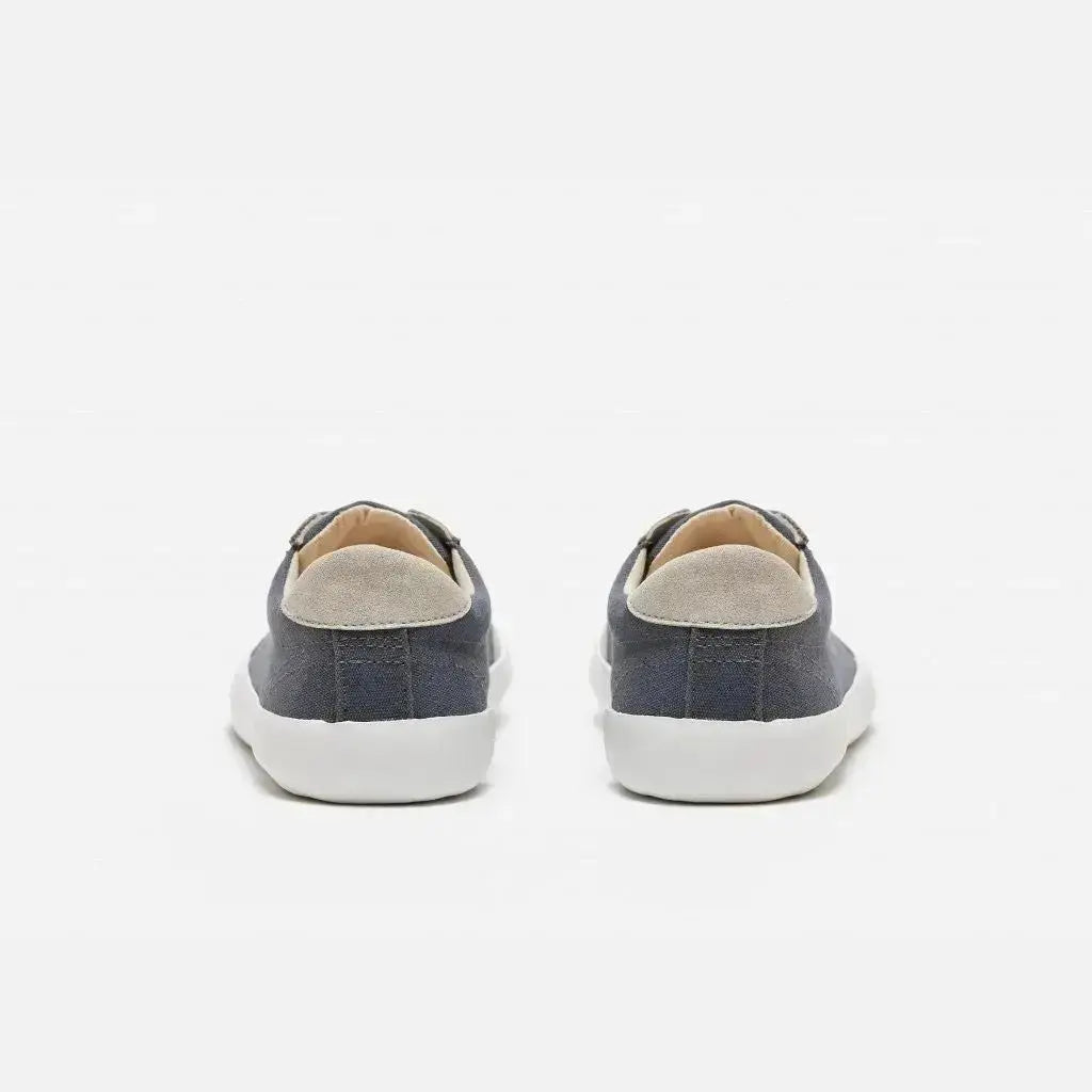 Bohempia Felix Dark Grey & White - Zapatillas barefoot veganas unisex gris oscuro