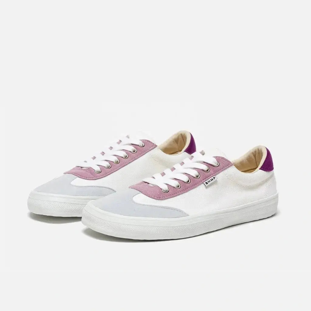 Bohempia - Felix Shell Purple - Zapatillas barefoot veganas para mujer morados y rosas