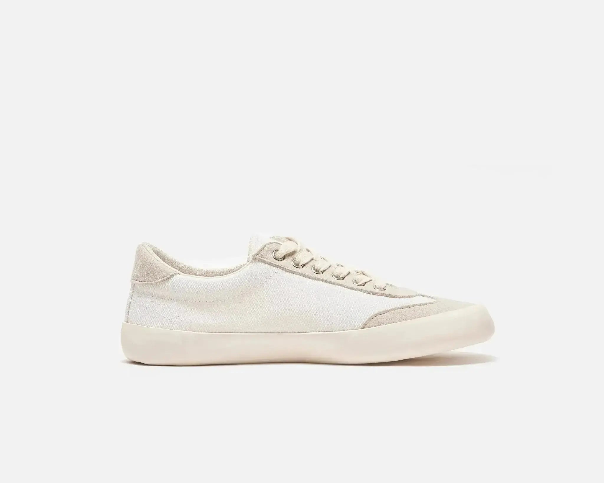 Bohempia Felix White & Tan - Zapatillas barefoot unisex veganas blanco y beige