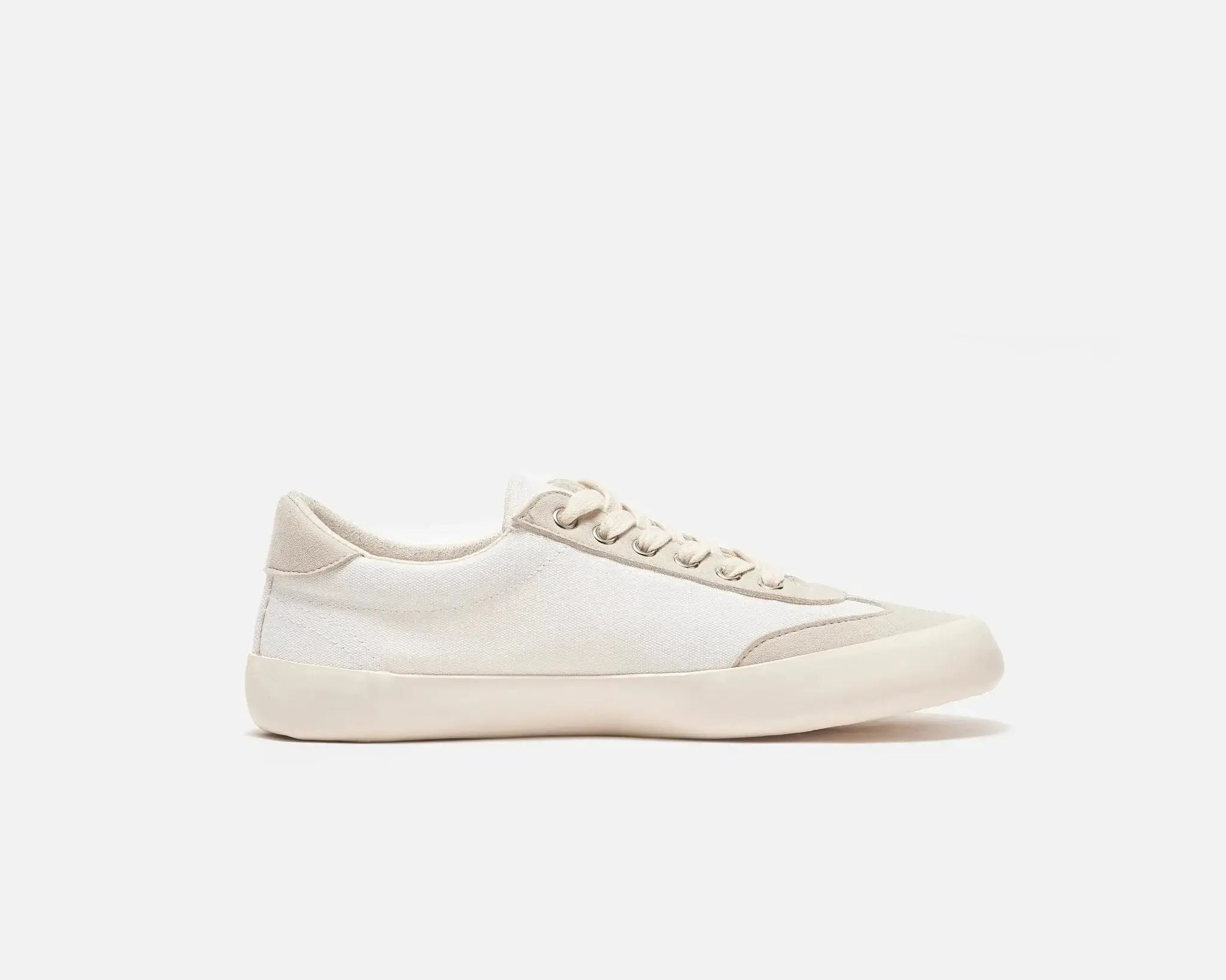 Bohempia - Felix White & Tan - Zapatillas barefoot unisex veganas blancos y beige