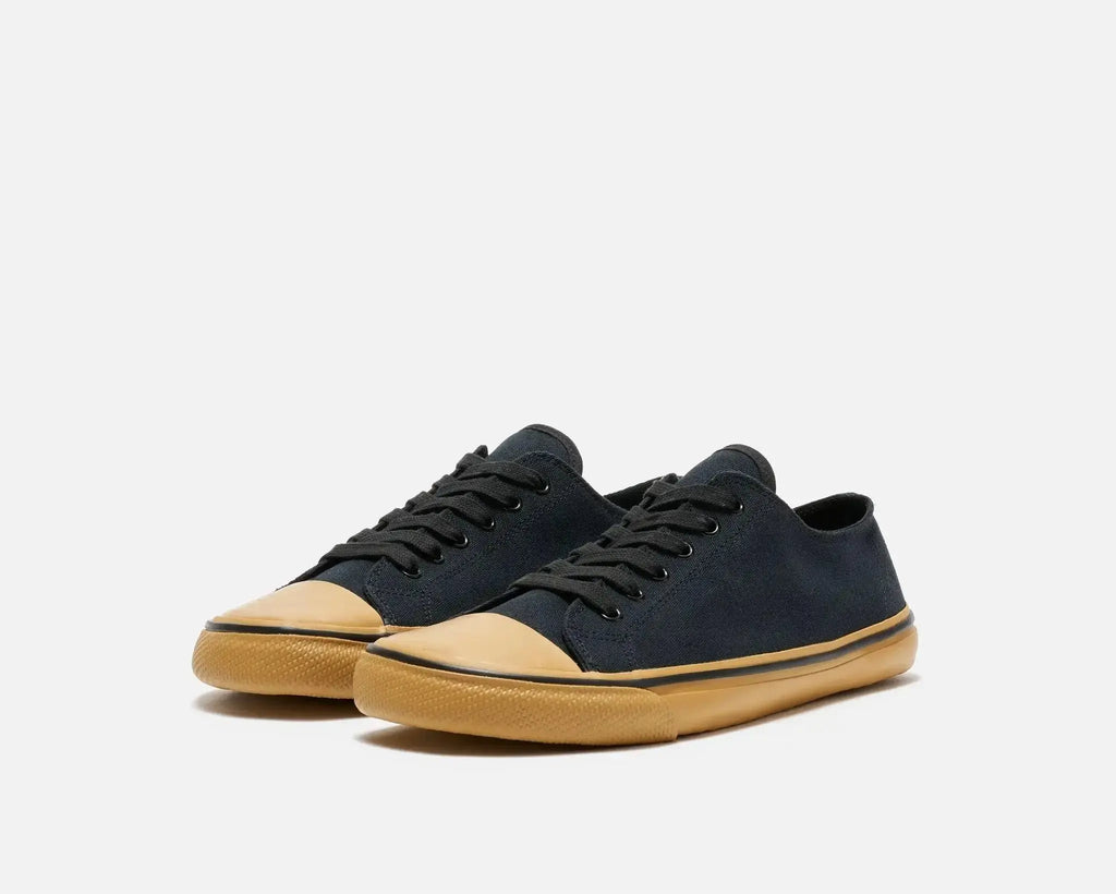 Bohempia Herlik Black & Gum - Zapatillas barefoot veganas unisex negras