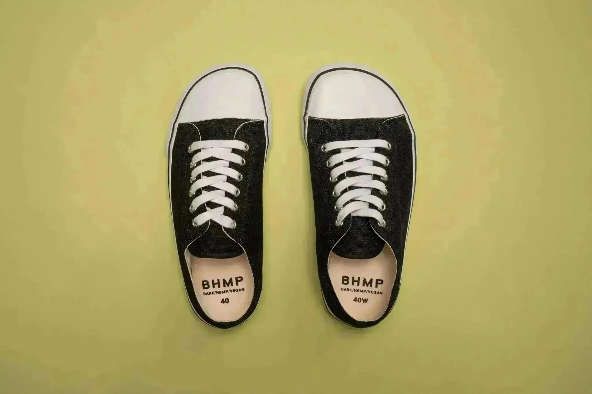 Bohempia - Herlik Classic Black - Zapatillas barefoot veganas unisex negras