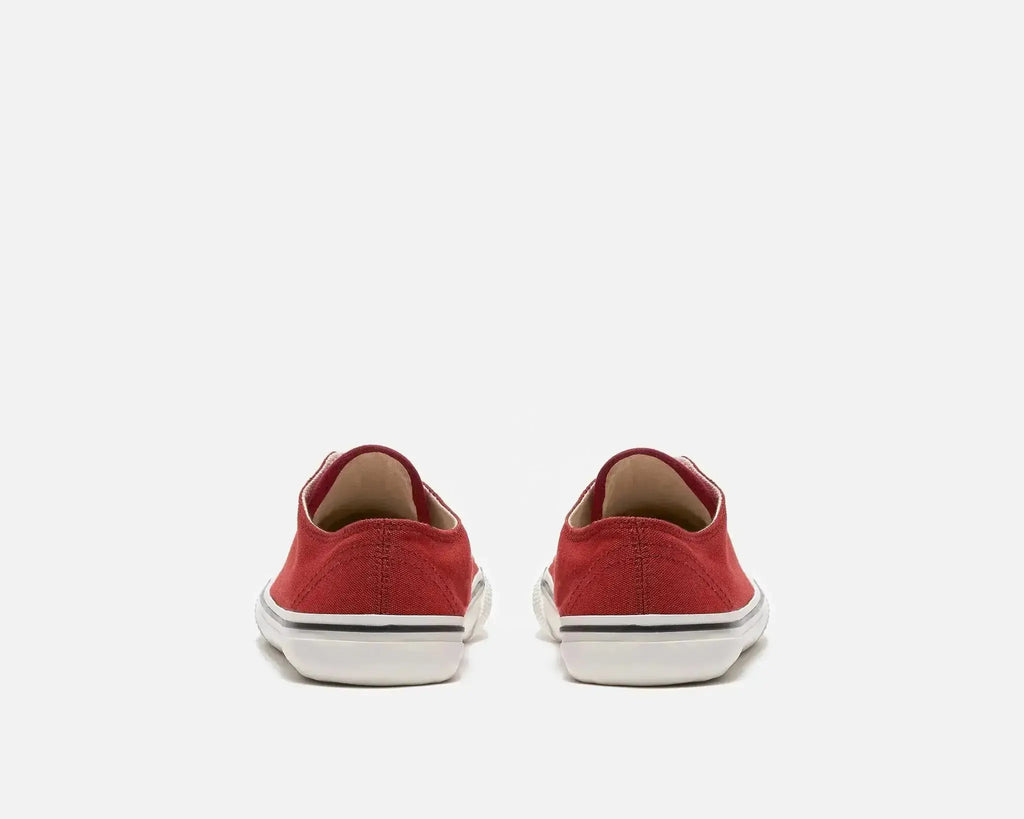 Bohempia Herlik Burgundy & White - Zapatillas barefoot veganas unisex granate