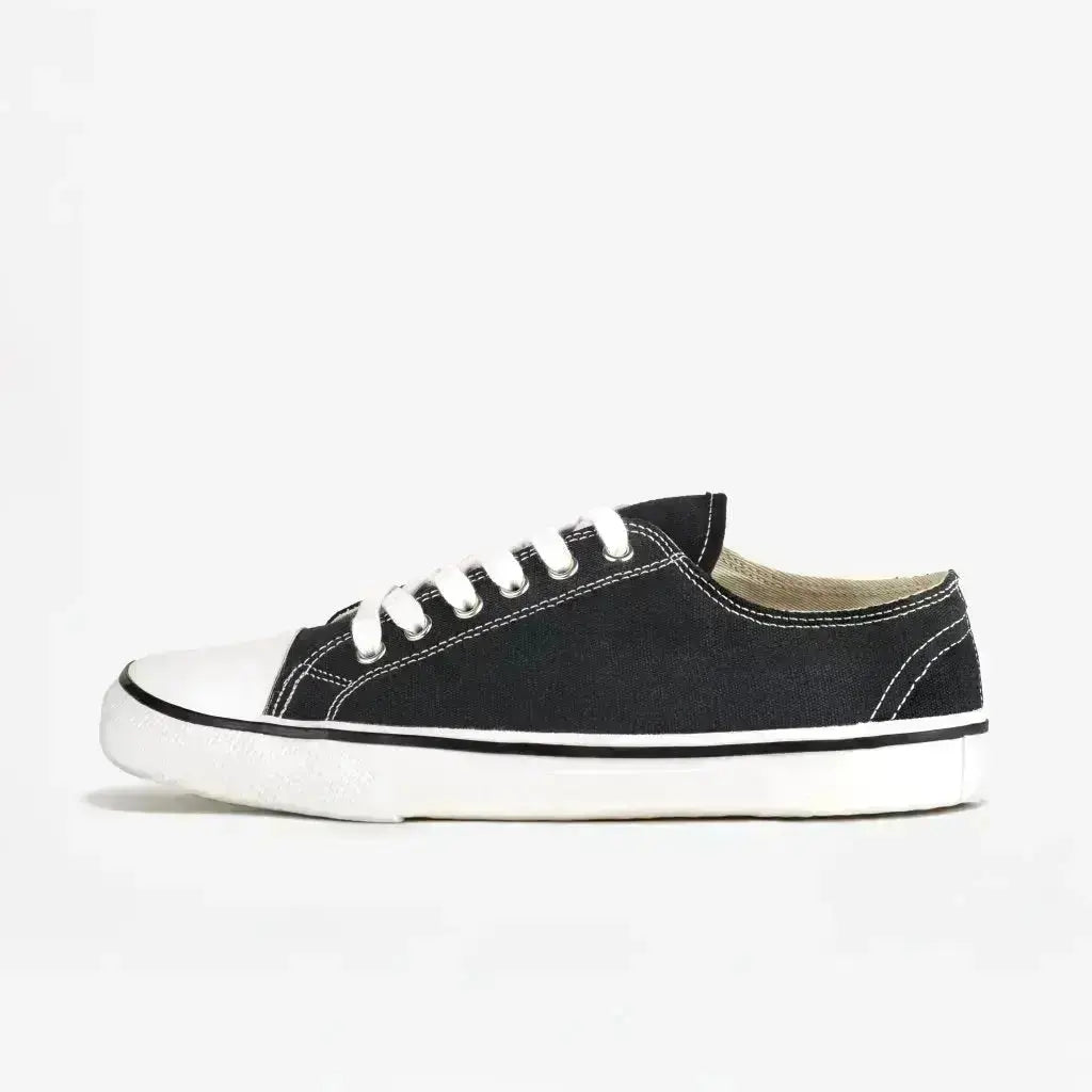 Bohempia Herlik Classic Black - Zapatillas barefoot veganas unisex negras
