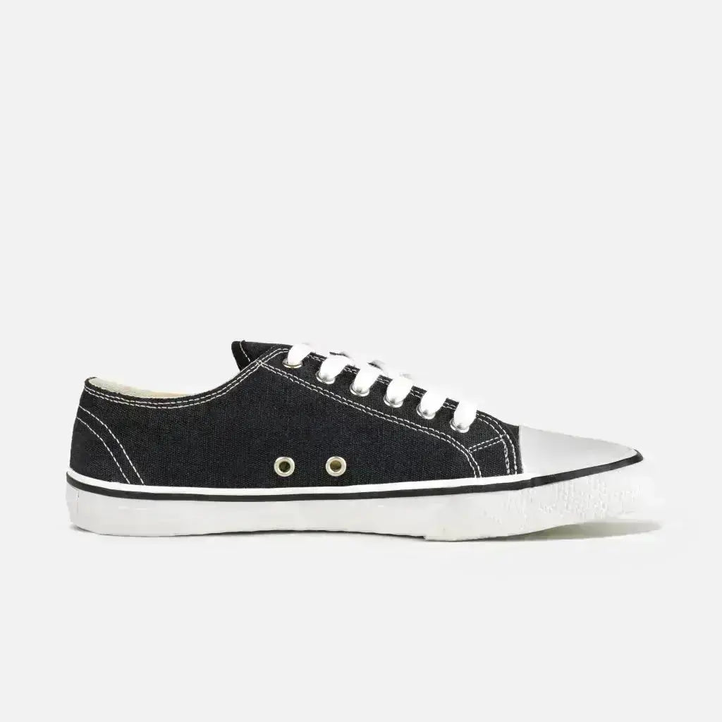 Bohempia Herlik Classic Black - Zapatillas barefoot veganas unisex negras