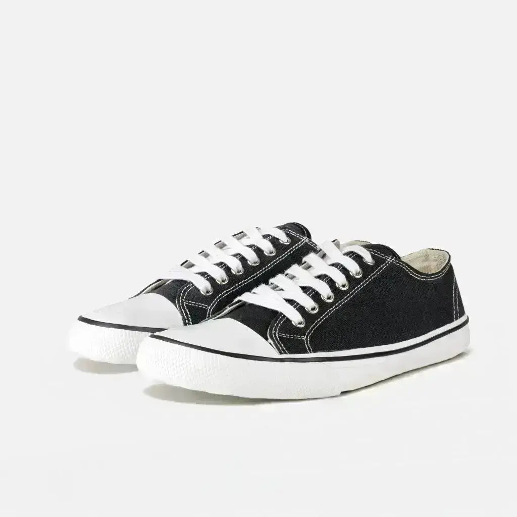 Bohempia Herlik Classic Black - Zapatillas barefoot veganas unisex negras