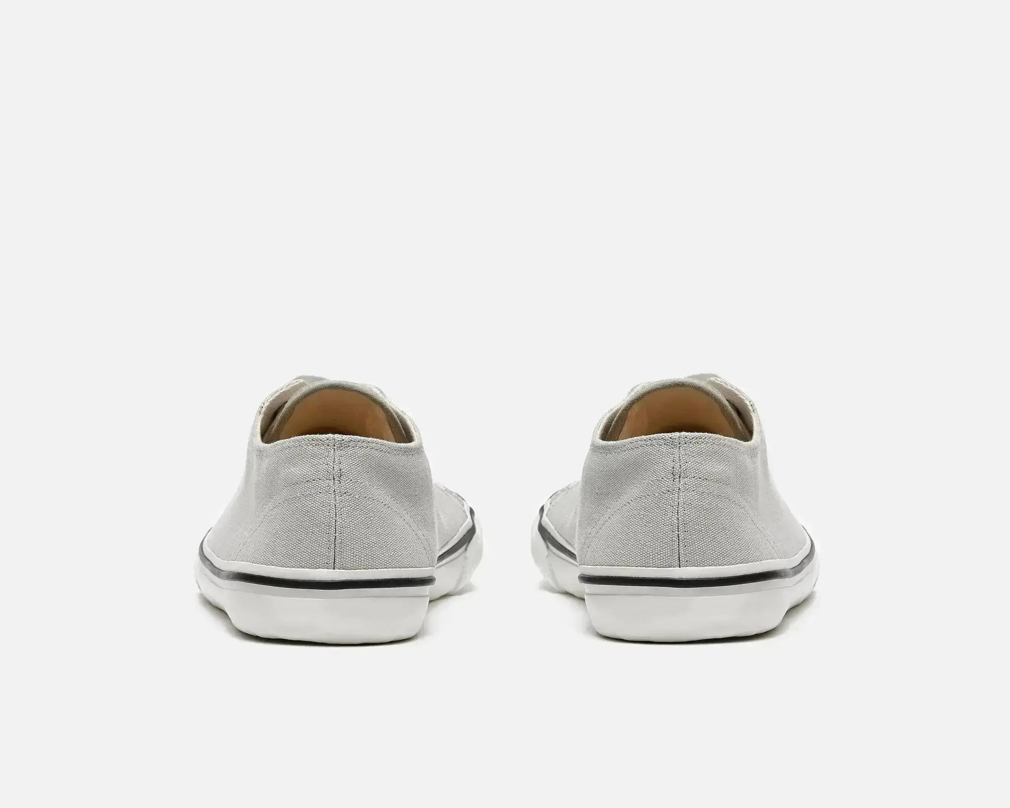 Bohempia Herlik Light Grey & White - Zapatillas barefoot veganas unisex gris claro