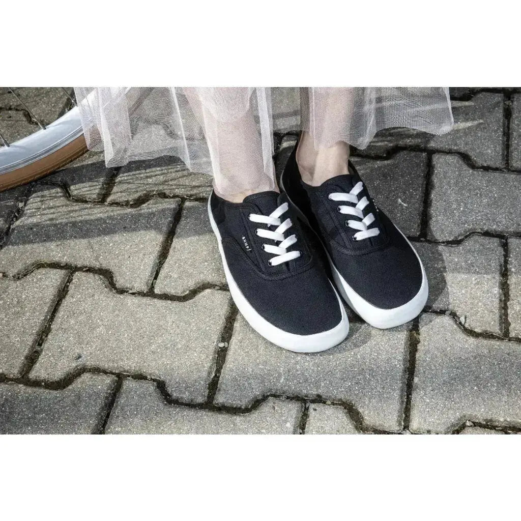 Bohempia - Kolda 2.0 Noir Blanc - Baskets barefoot unisex