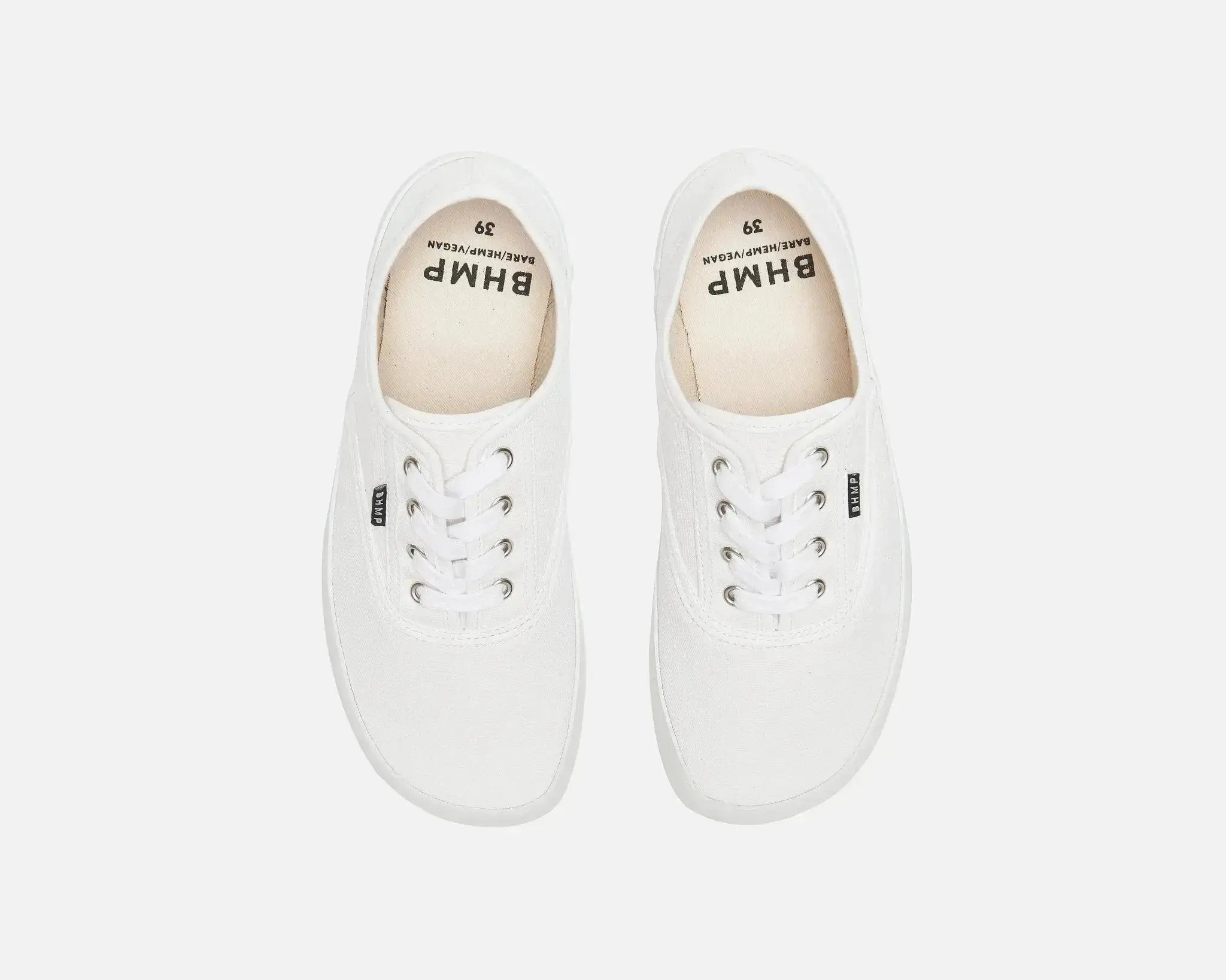 Bohempia - Kolda 2.0 White White - Zapatillas barefoot veganas unisex blancas