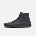 Bohempia - Olen Charcoal & Black - Botines barefoot veganos con forro unisex negros