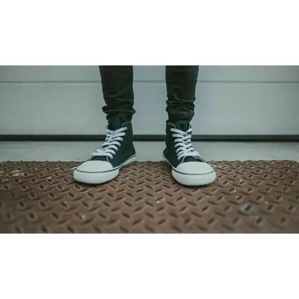 Bohempia - Orik 2.0 Noir & Blanc - Baskets barefoot montantes