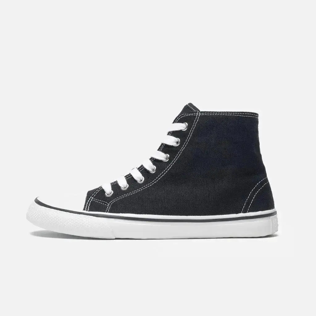 Bohempia - Orik 2.0 Classic Black - Zapatillas barefoot de caña alta veganas unisex negras