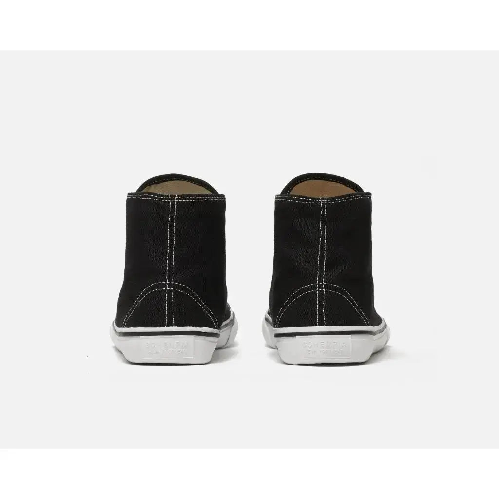 Bohempia - Orik 2.0 Classic Black - Zapatillas barefoot de caña alta veganas unisex negras