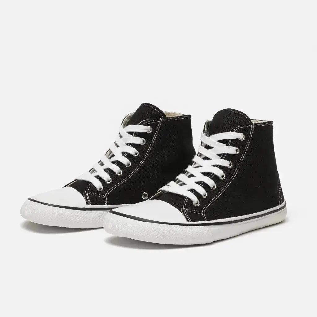 Bohempia - Orik 2.0 Classic Black - Zapatillas barefoot de caña alta veganas unisex negras
