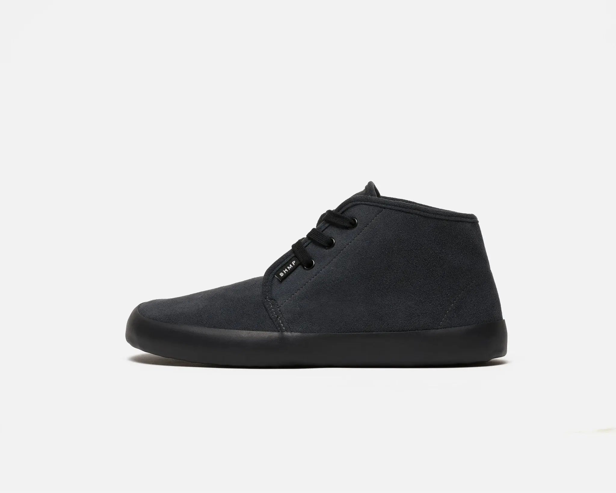 Bohempia - Zavid 2.0 Charcoal Black - Botines barefoot veganas unisex negras