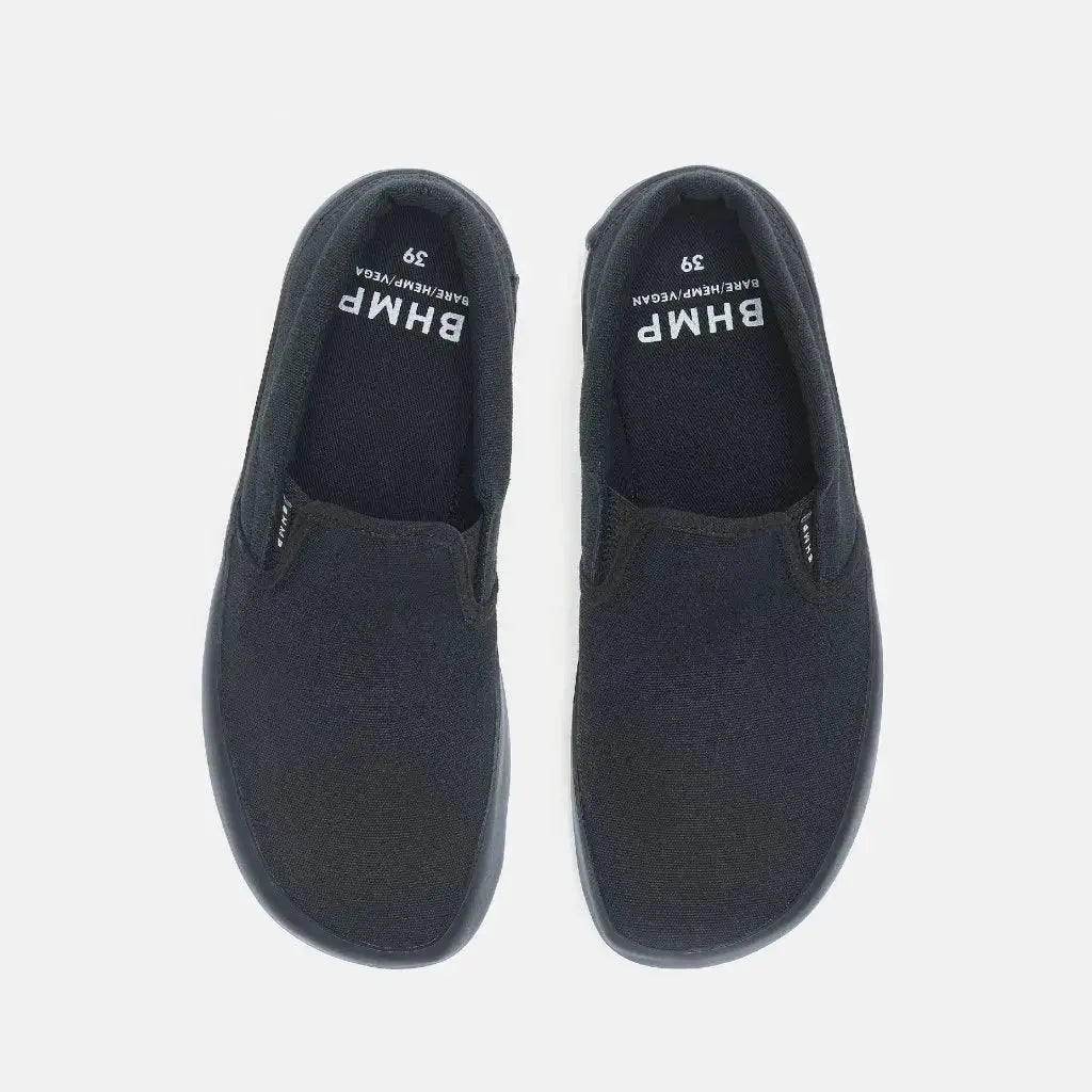 Bohempia – Vikla 2.0 Noir & Noir - Mocassins barefoot