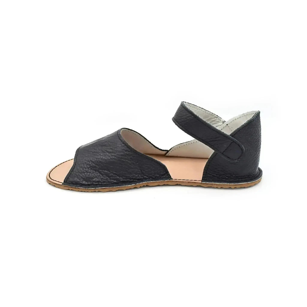 Cacles Barefoot - Akumal Black - Sandalias barefoot negras para mujer negras