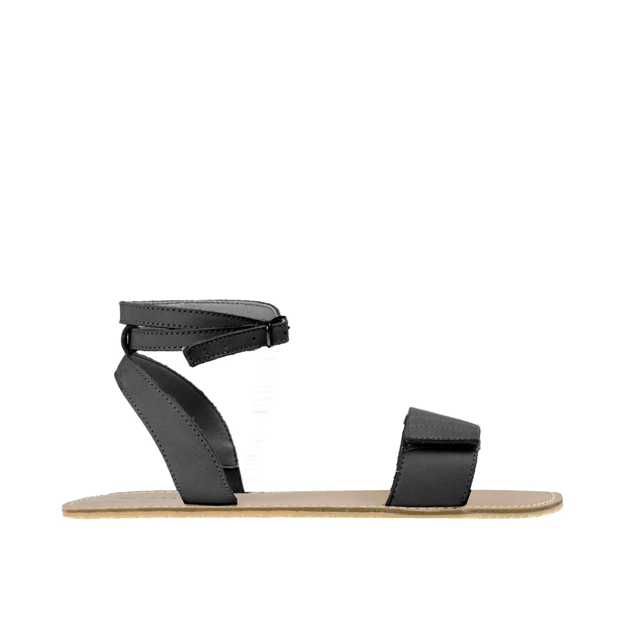 Angles Fashion - Eryx Black - Sandalias barefoot negras para mujer