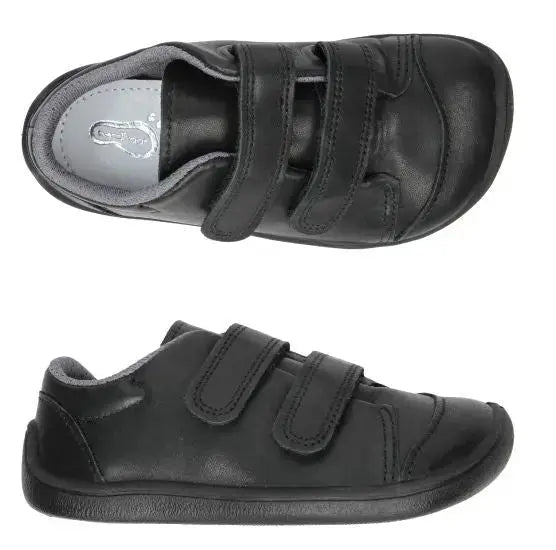 Bar3foot - Elf Walker 3BE28/6 - Chaussures pieds nus Colegiales - noir
