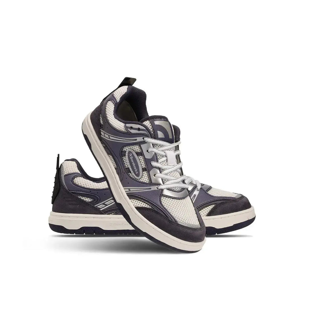 Barebarics - Dropsta Bleu & Argent - Chaussures barefoot