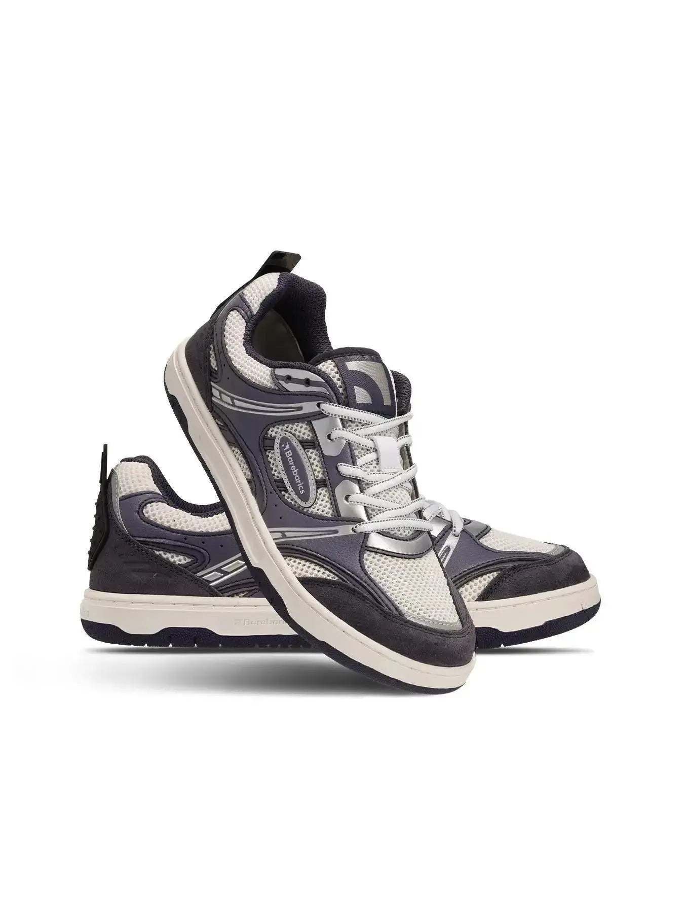 Barebarics - Dropsta Bleu & Argent - Chaussures barefoot
