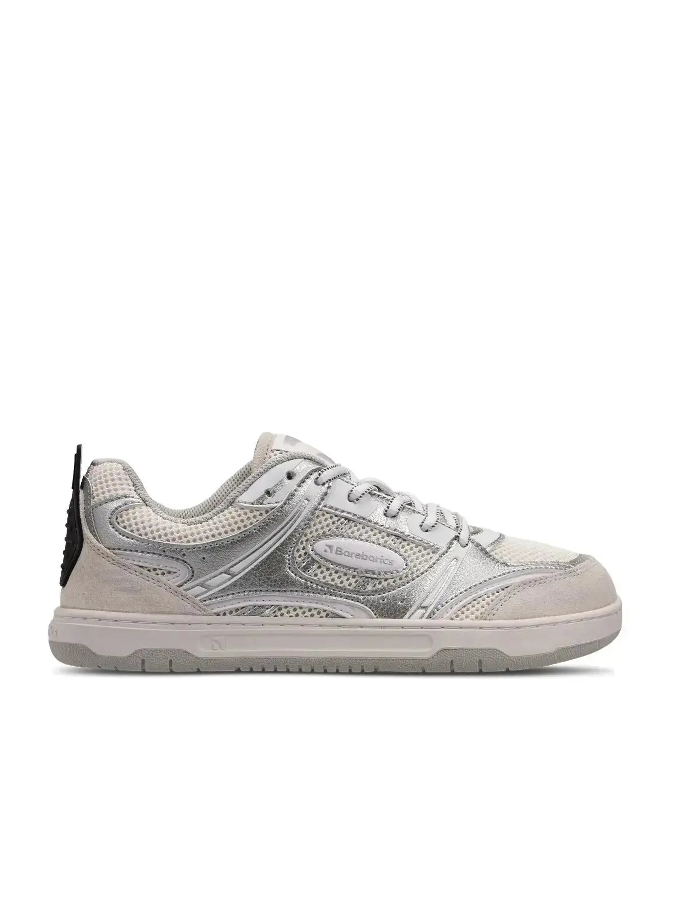 Barebarics - Dropsta Argent & Blanc - Chaussures barefoot