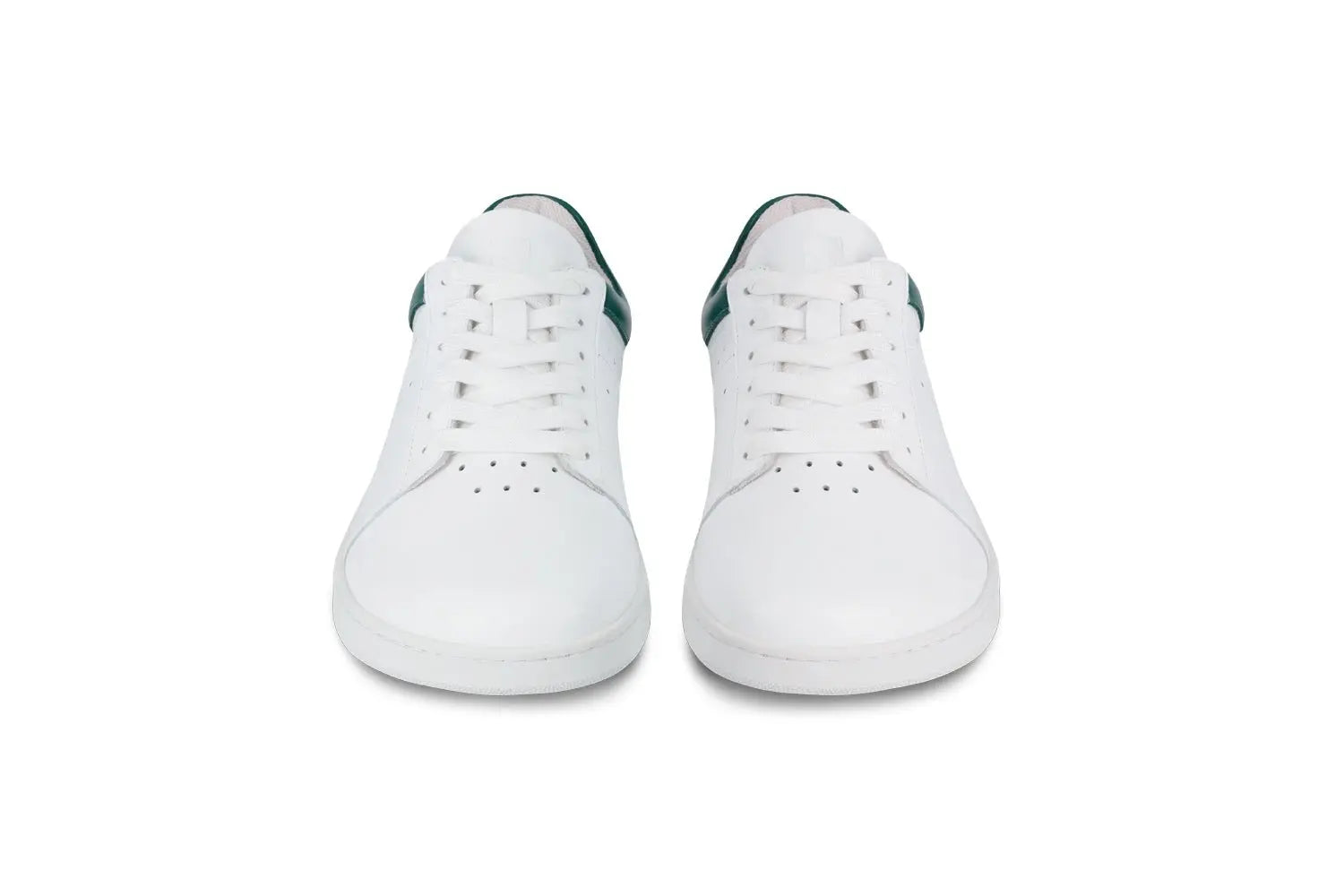 Barebarics - Enigma White & Dark Green - Zapatillas barefoot unisex blanco y verde