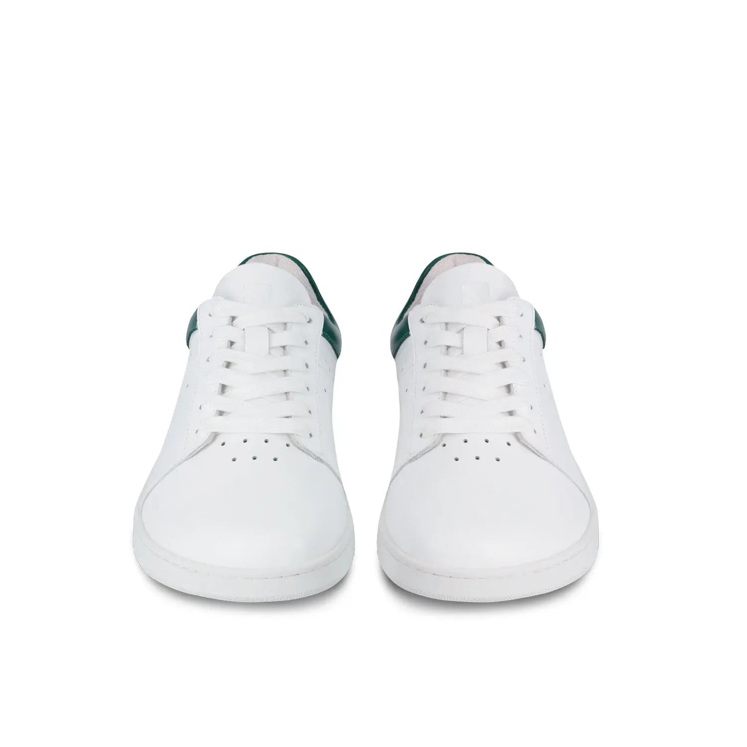 Barebarics - Enigma White & Dark Green - Zapatillas barefoot unisex blanco y verde