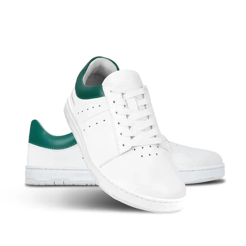 Barebarics - Enigma Blanc & Vert Foncé - Chaussures barefoot