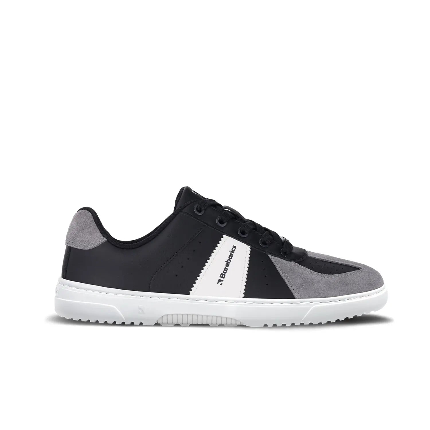 Barebarics - Icara Black & Dark Grey – Zapatillas barefoot unisex negro