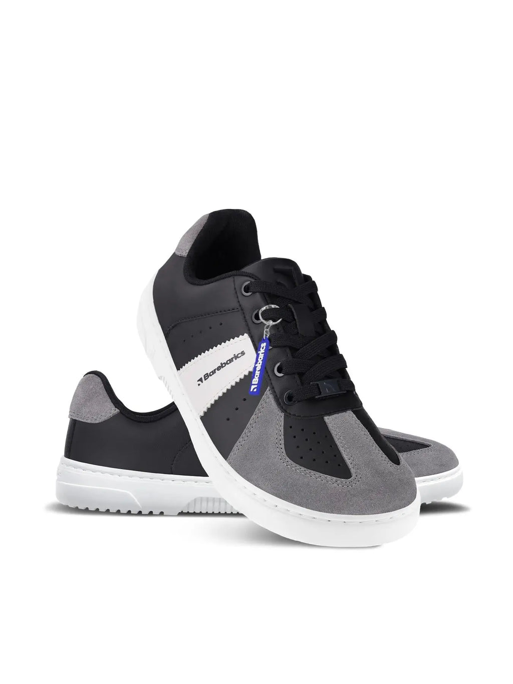 Barebarics - Icara Black & Dark Grey – Zapatillas barefoot unisex negro
