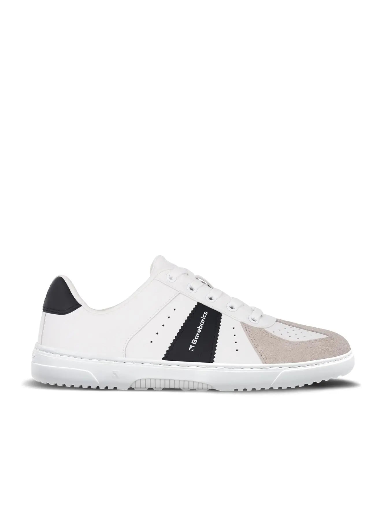 Barebarics - Icara White & Beige – Zapatillas barefoot unisex blanco y beige