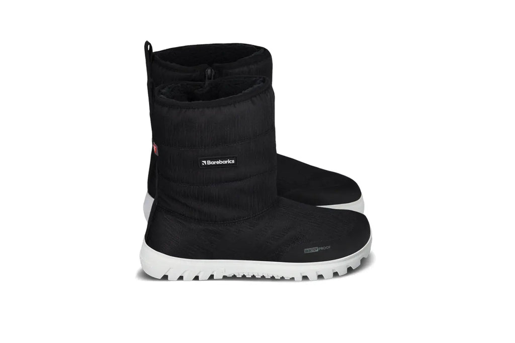 Barebarics - PolarStride Noir - Bottes de neige barefoot