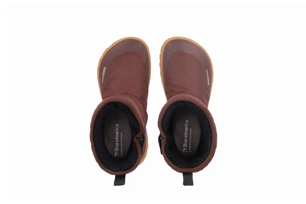 Barebarics - PolarStride Cuivre Brun - Bottes de neige barefoot