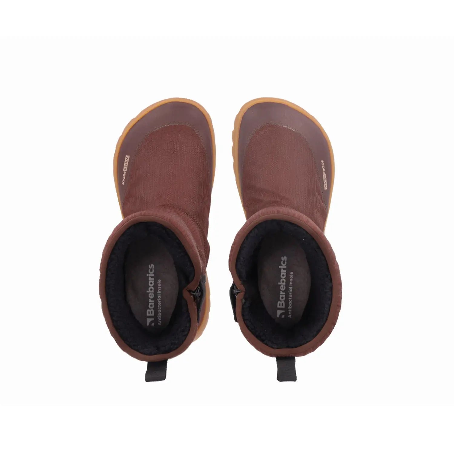 Barebarics - PolarStride Cuivre Brun - Bottes de neige barefoot