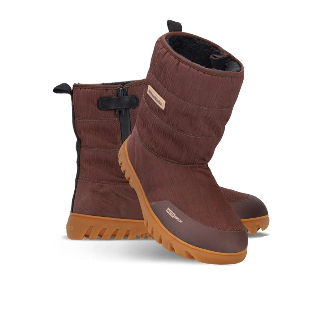 Barebarics - PolarStride Cuivre Brun - Bottes de neige barefoot