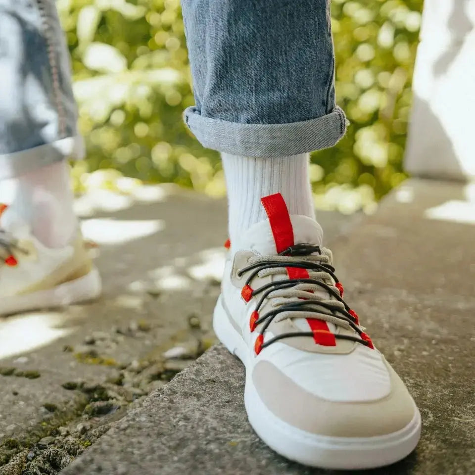 Barebarics - Revive Beige & White - Zapatillas barefoot unisex