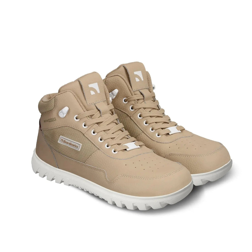 Barebarics - UrbanEdge Beige - Bottes barefoot imperméables