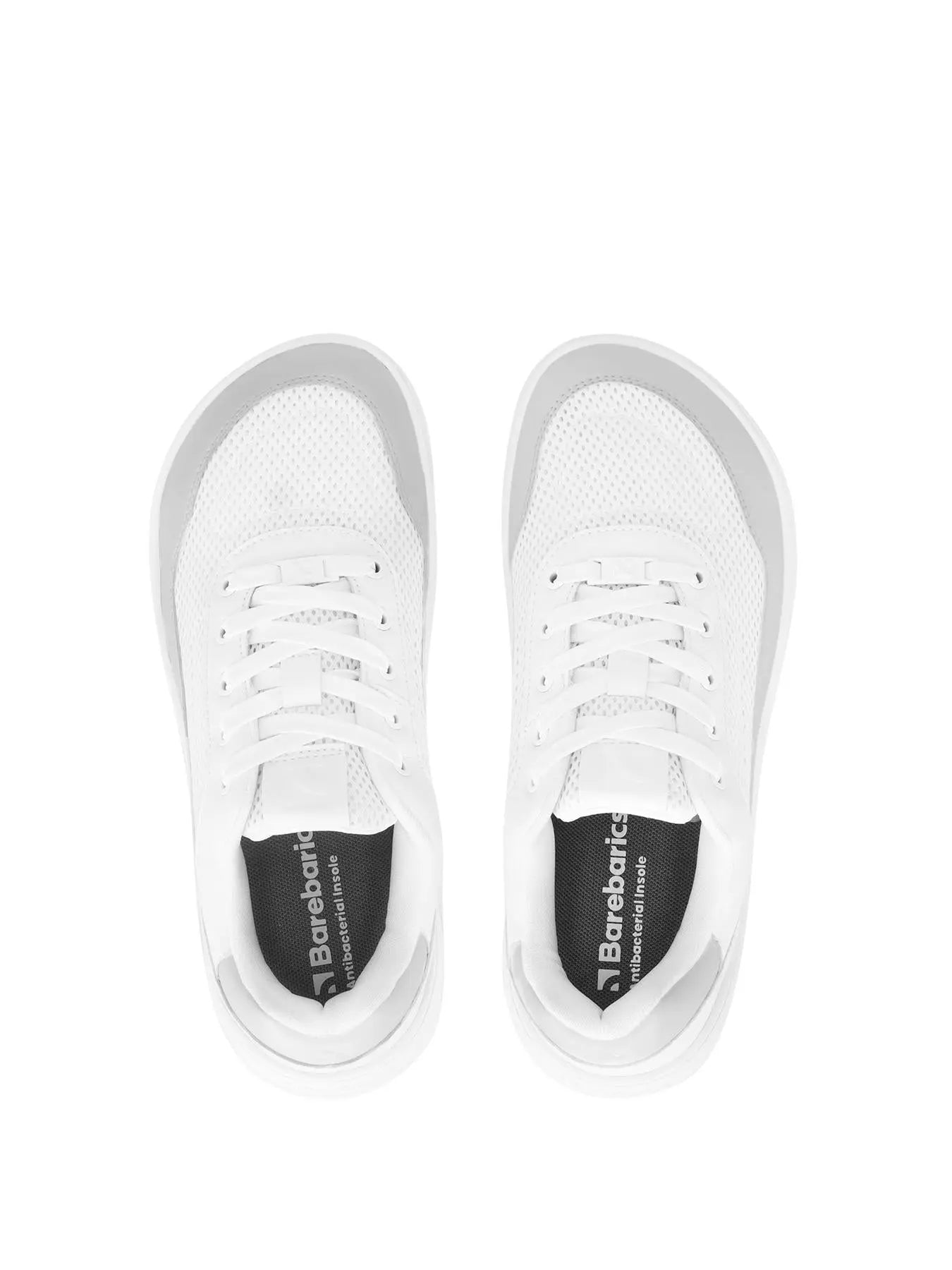 Barebarics - Vaporo White & Light Grey - Zapatillas barefoot unisex blanco y gris