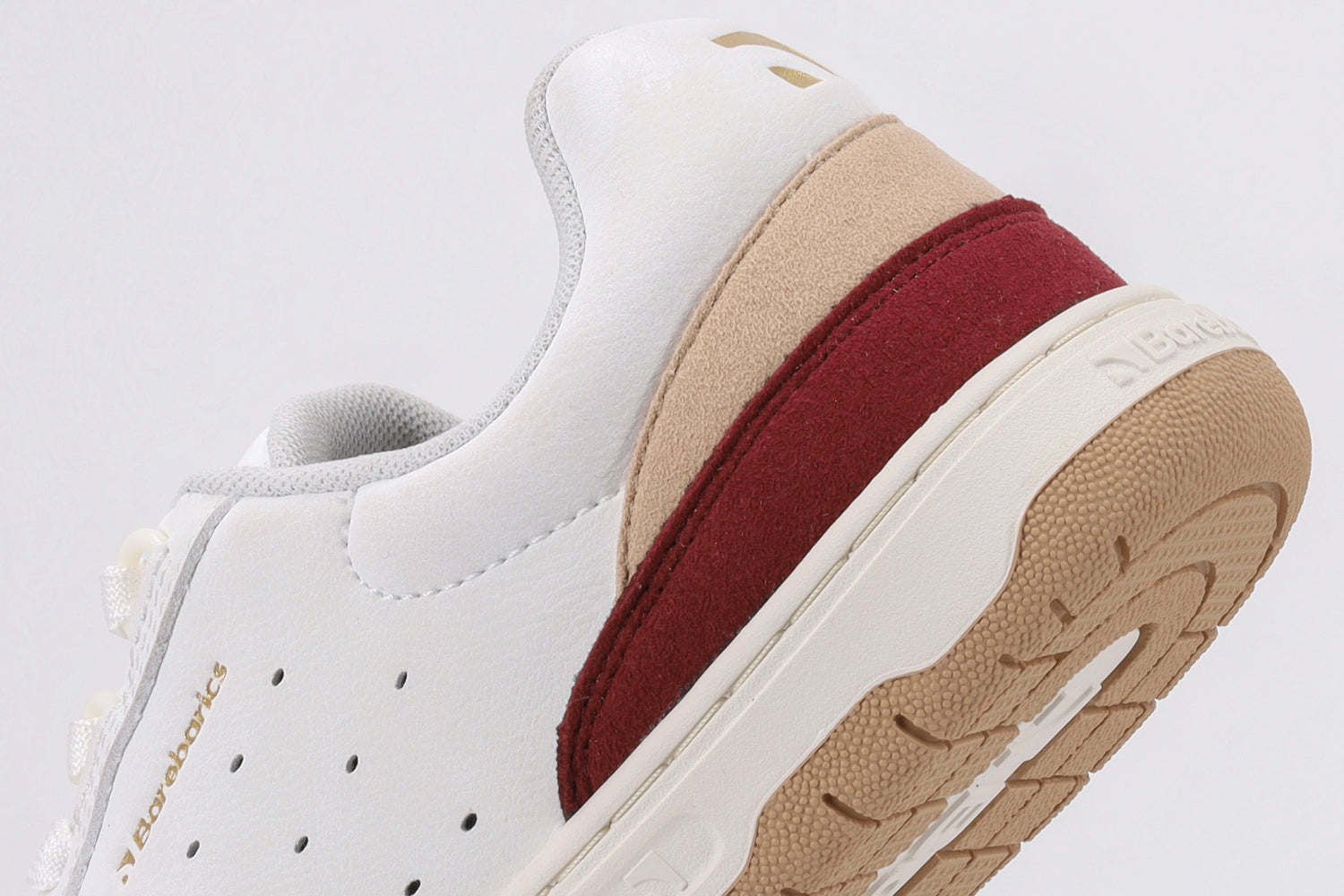 Barebarics - Wave 2.0 White & Burgundy - Zapatillas barefoot unisex