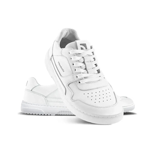 Barebarics - Zing Tout Blanc Cuir - Chaussures barefoot