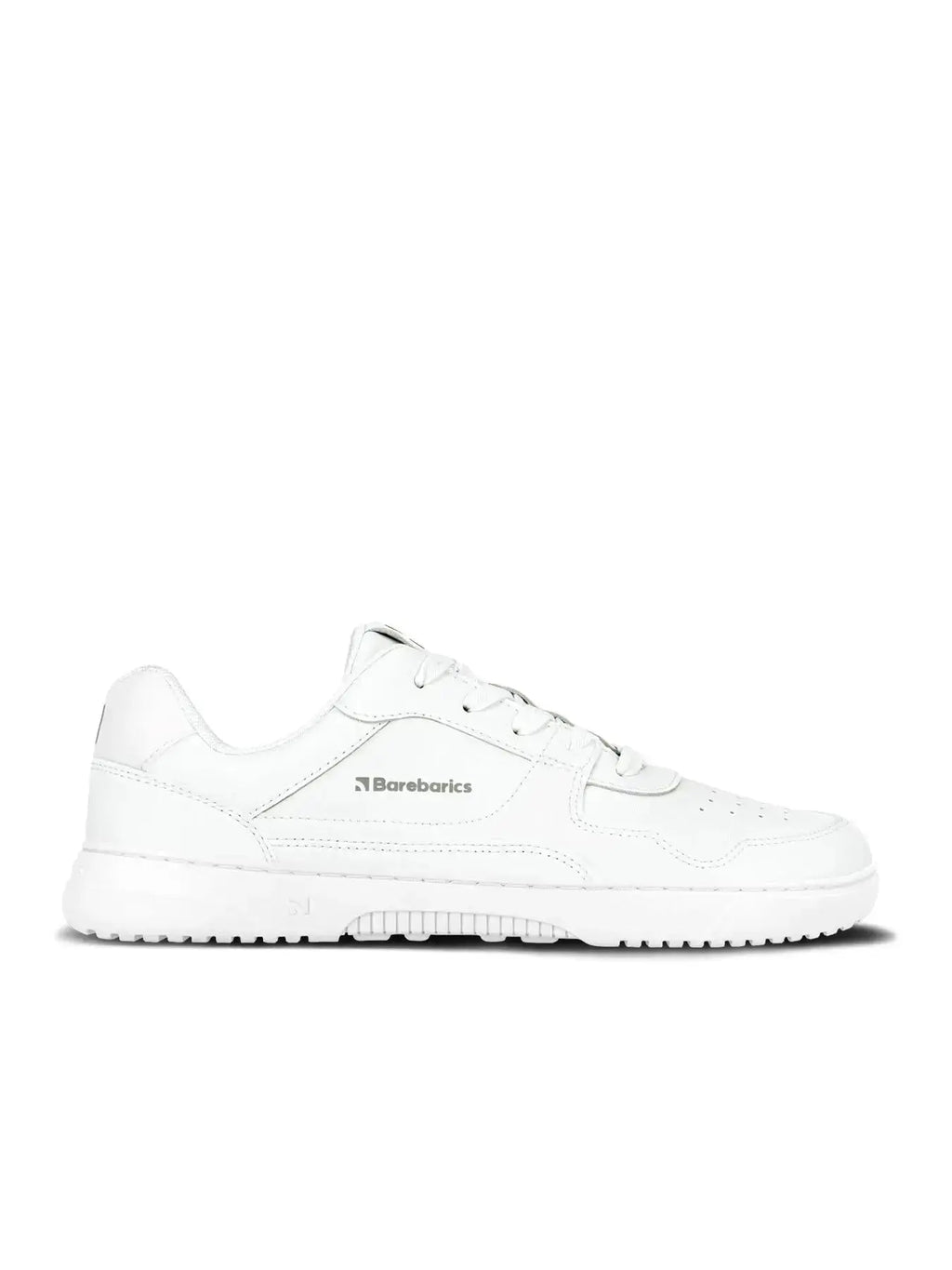 Barebarics - Zing All White Leather - Zapatillas barefoot unisex blancas