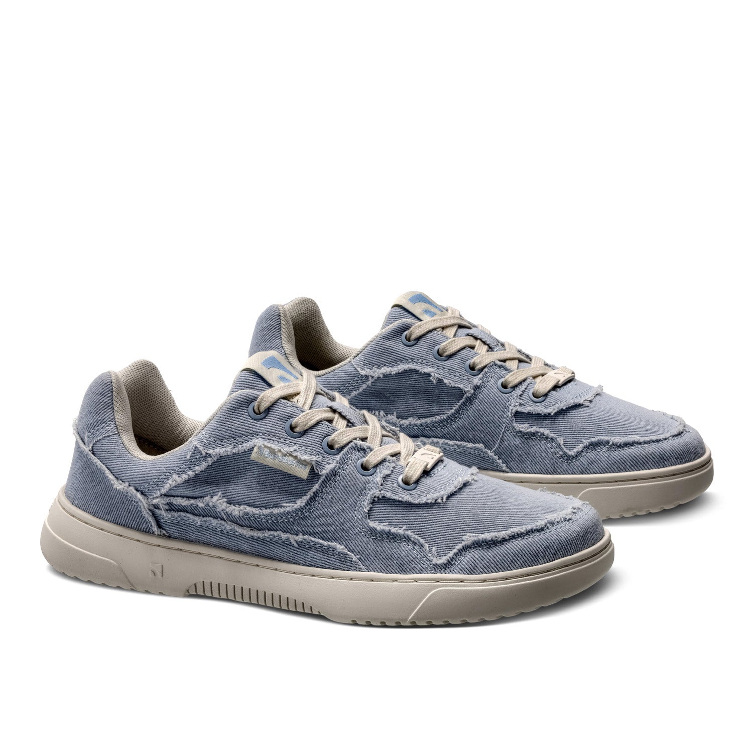 Barebarics - Zing Denim Light Blue - Zapatillas barefoot unisex azules de tela vaquera
