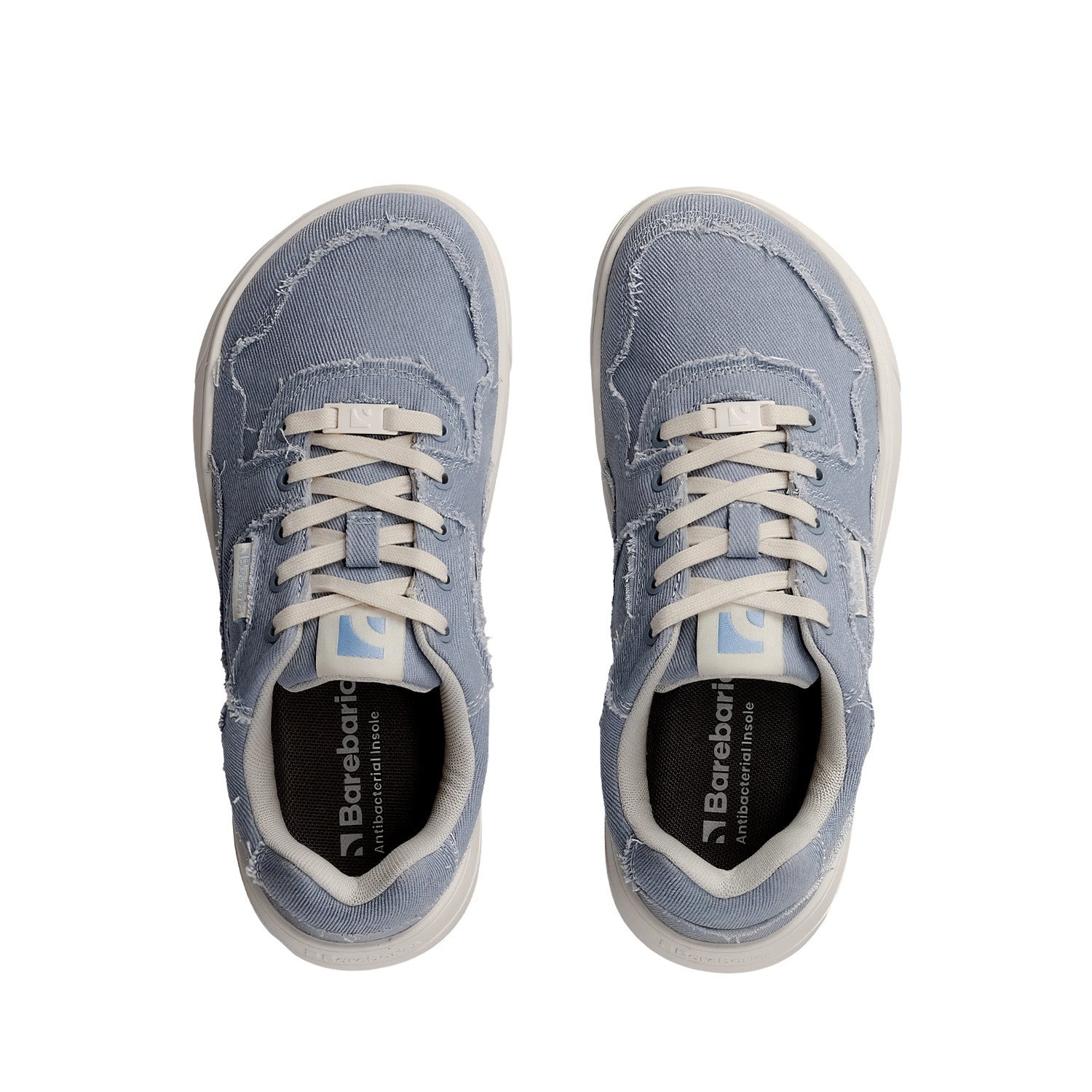 Barebarics - Zing Denim Light Blue - Zapatillas barefoot unisex azules de tela vaquera