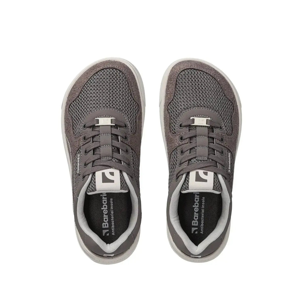 Barebarics - Zing Fresh Dark Grey - Zapatillas barefoot frescas unisex gris oscuro