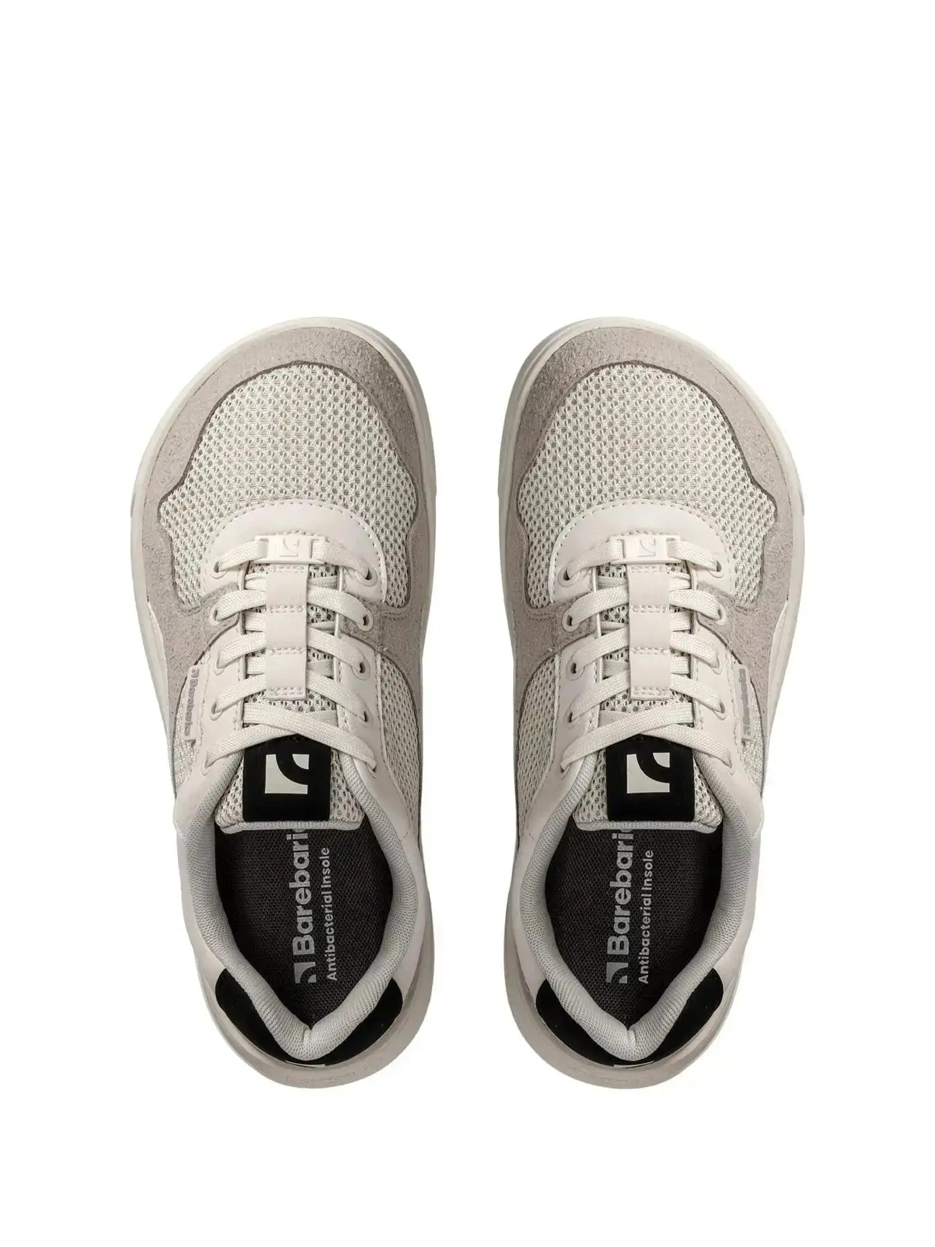 Barebarics - Zing Fresh Blanc & Beige – Chaussures barefoot