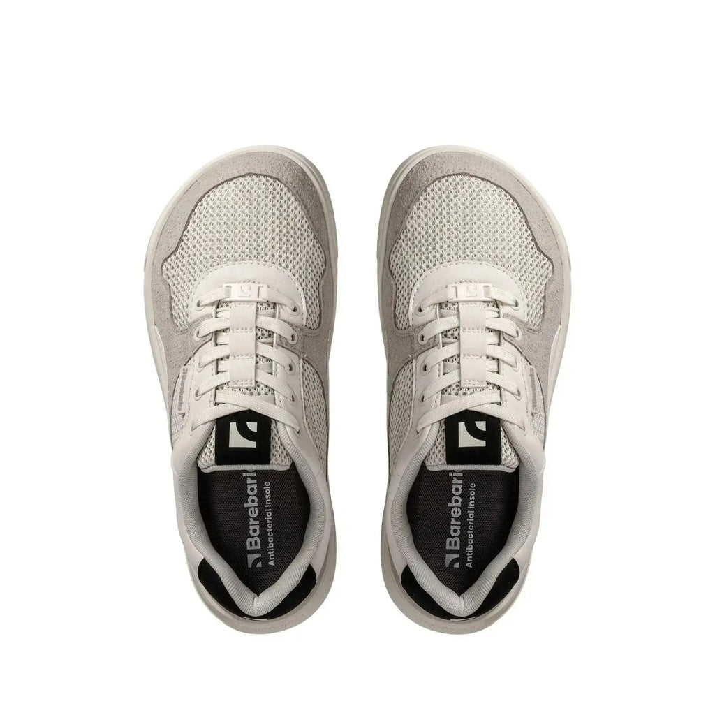 Barebarics - Zing Fresh Blanc & Beige – Chaussures barefoot