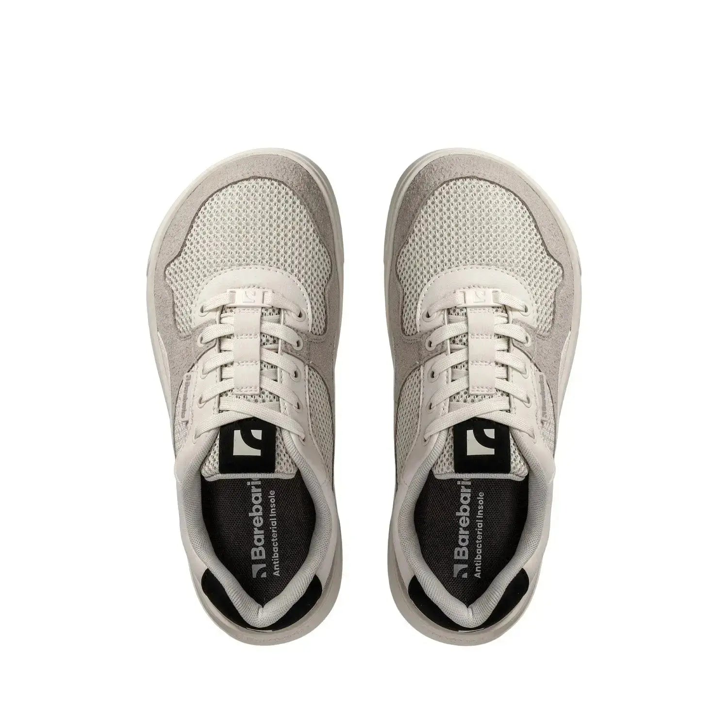 Barebarics - Zing Fresh Blanc & Beige – Chaussures barefoot